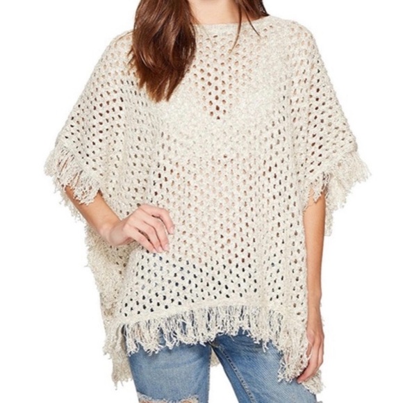 Roxy Perfect Surf Fringe Poncho - Picture 1 of 7